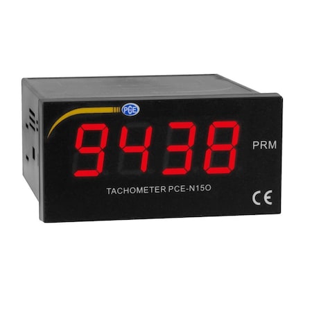 Pce Instruments Industrial Tachometer, 4-digit LED display PCE-N15O